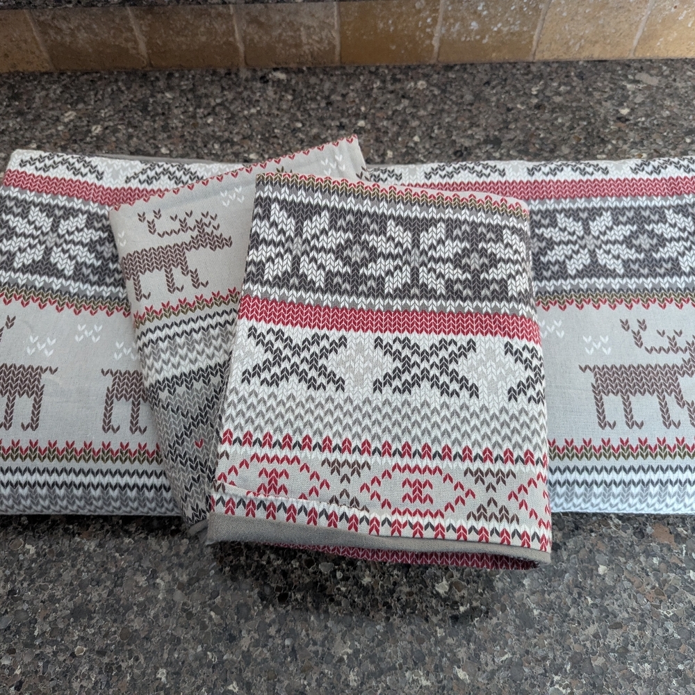 King Flannel Duvet Set